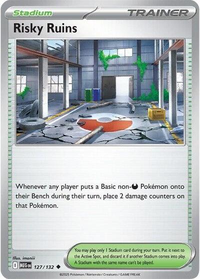 Mega Evolution - 127/132 Risky Ruins Uncommon