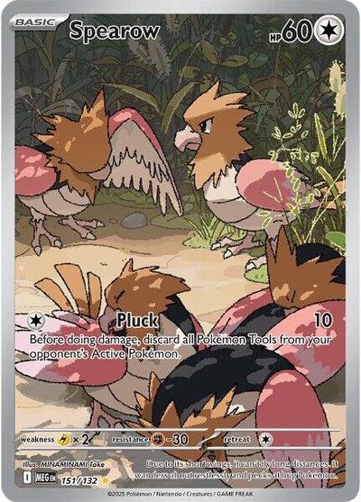 Mega Evolution - 151/132 Spearow Illustration Rare