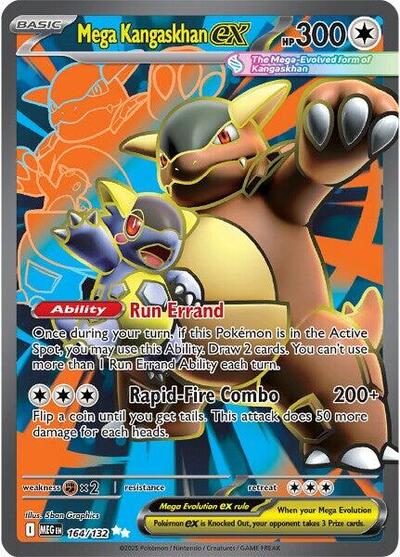 Mega Evolution - 164/132 Mega Kangaskhan ex Ultra Rare