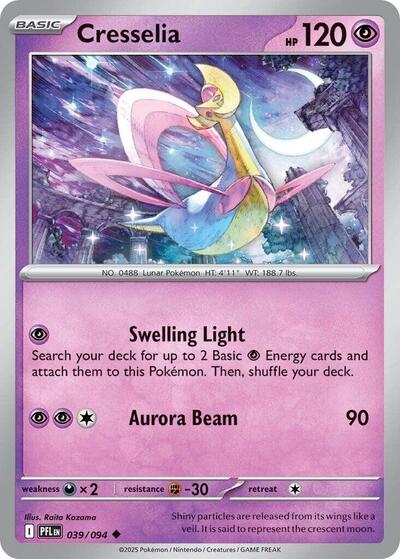 Mega Evolution Phantasmal Flames - 039/094 Cresselia Uncommon