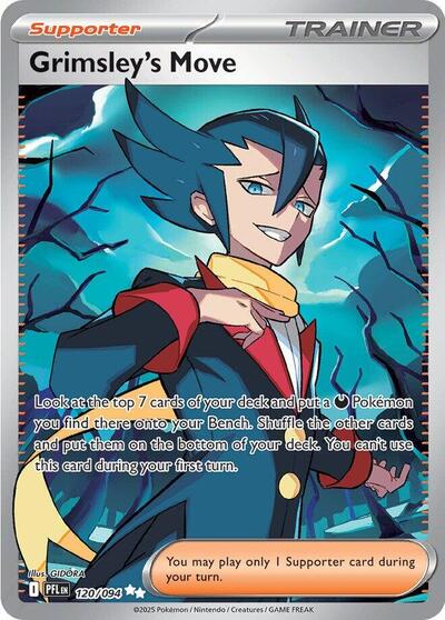 Mega Evolution Phantasmal Flames - 120/094 Grimsley's Move Ultra Rare