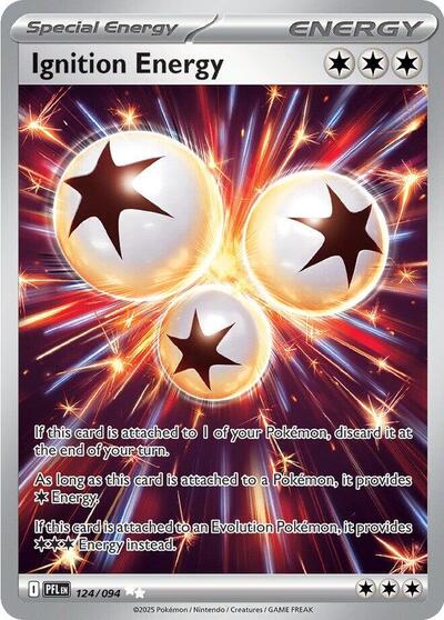 Mega Evolution Phantasmal Flames - 124/094 Ignition Energy Ultra Rare