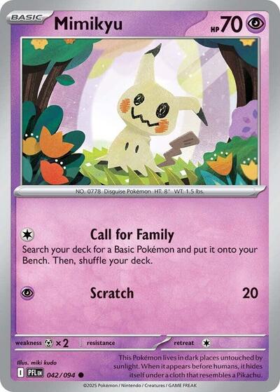 Mega Evolution Phantasmal Flames - 042/094 Mimikyu Common