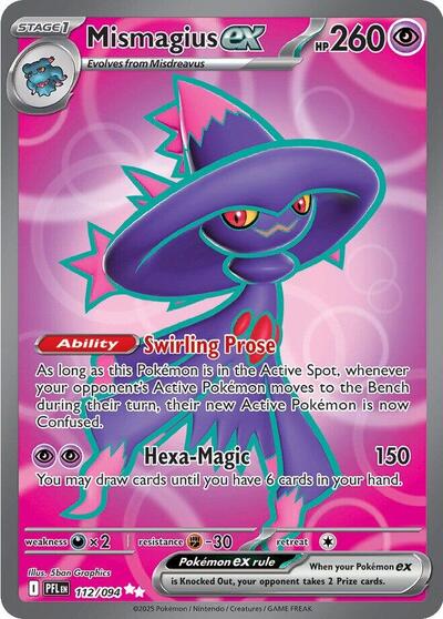 Mega Evolution Phantasmal Flames - 112/094 Mismagius ex Ultra Rare