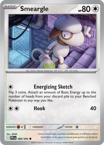Mega Evolution Phantasmal Flames - 080/094 Smeargle Common