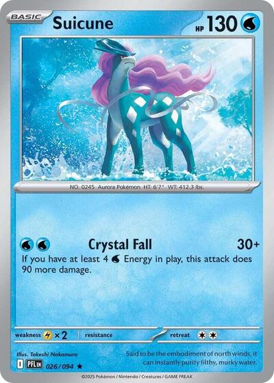 Mega Evolution Phantasmal Flames - 026/094 Suicune Rare