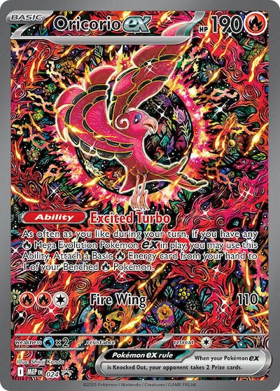 Mega Evolutions Promo - MEP 024 Oricorio ex