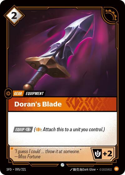Riftbound Spiritforged - 095/221 Doran's Blade Common