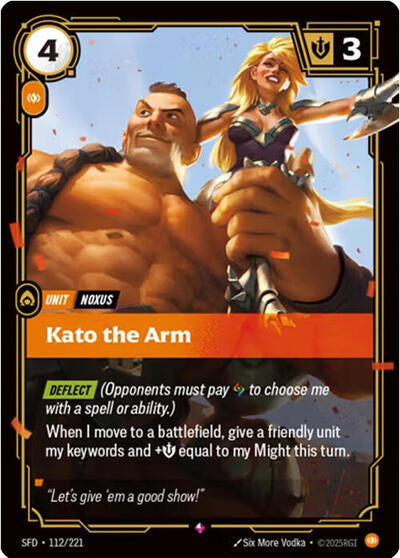 Riftbound Spiritforged - 112/221 Kato the Arm Rare