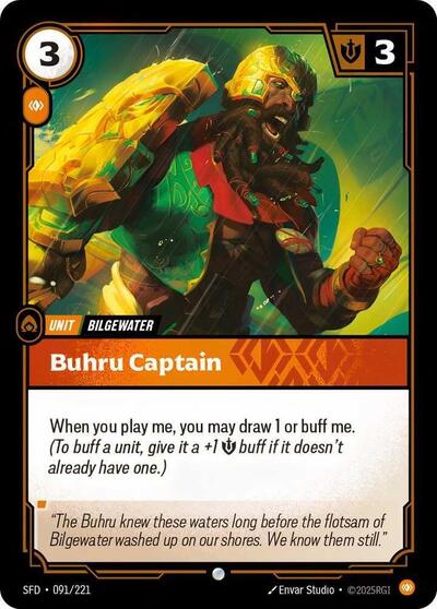 Riftbound Spiritforged - 091/221 Buhru Captain Common