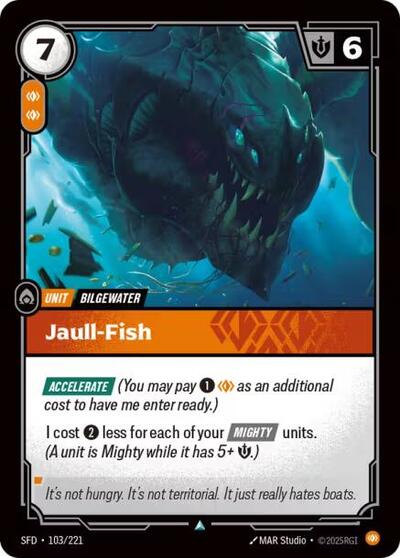 Riftbound Spiritforged - 103/221 Jaull-Fish Uncommon