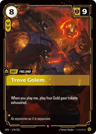 Riftbound Spiritforged - 174/221 Trove Golem Rare