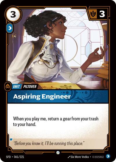 Riftbound Spiritforged - 061/221 Aspiring Engineer Common