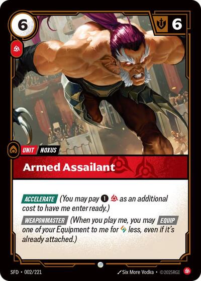 Riftbound Spiritforged - 002/221 Armed Assailant Common