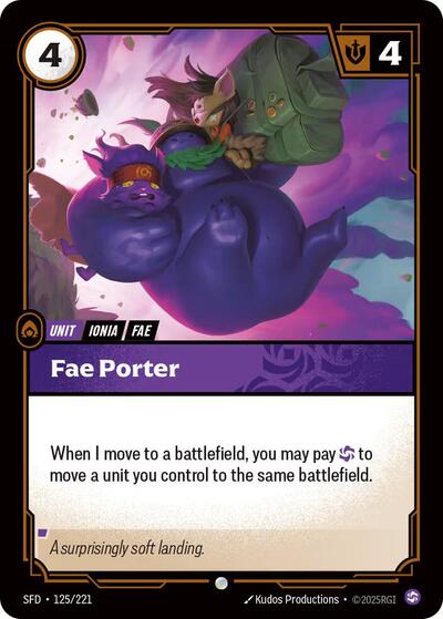Riftbound Spiritforged - 125/221 Fae Porter Common