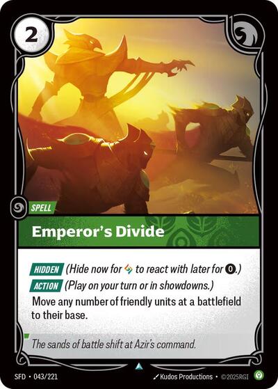 Riftbound Spiritforged - 043/221 Emperor's Divide Uncommon