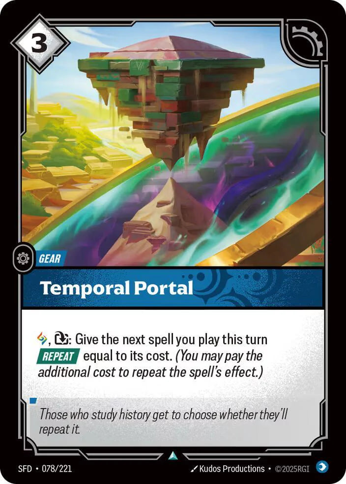 Riftbound Spiritforged - 078/221 Temporal Portal Uncommon