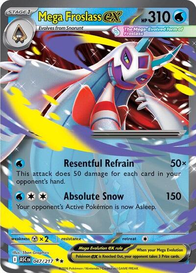 Mega Evolution Ascended Heroes - 047/217 Mega Froslass ex Double Rare