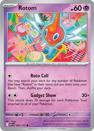 ME: Ascended Heroes - 092/217 Rotom Common