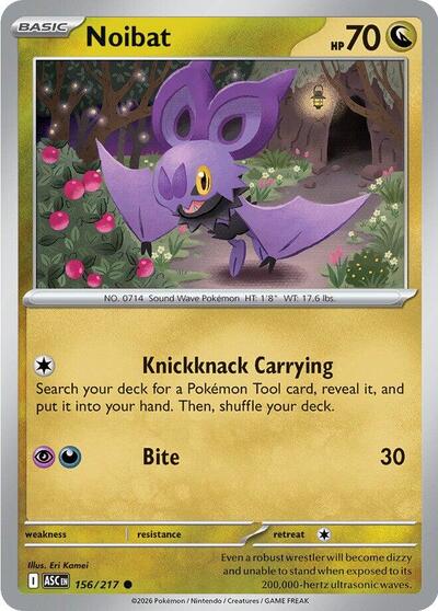 ME: Ascended Heroes - 156/217 Noibat Common