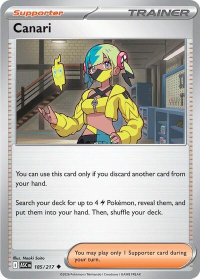 Mega Evolution Ascended Heroes - 185/217 Canari Uncommon