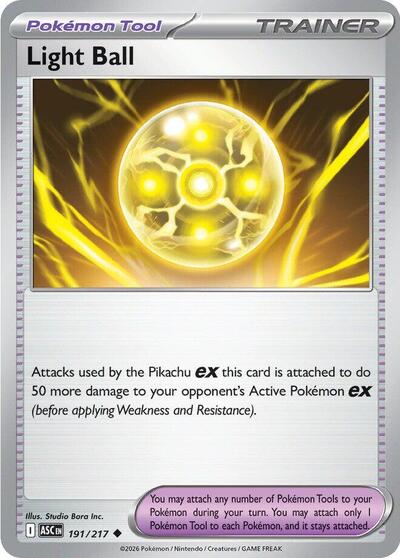 Mega Evolution Ascended Heroes - 191/217 Light Ball Uncommon