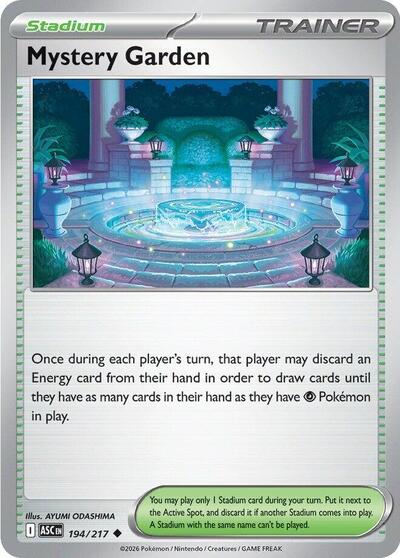ME: Ascended Heroes - 194/217 Mystery Garden Uncommon