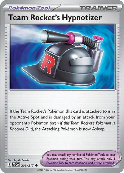 ME: Ascended Heroes - 206/217 Team Rocket's Hypnotizer Uncommon