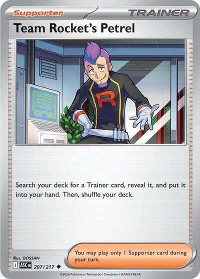 ME: Ascended Heroes - 207/217 Team Rocket's Petrel Uncommon
