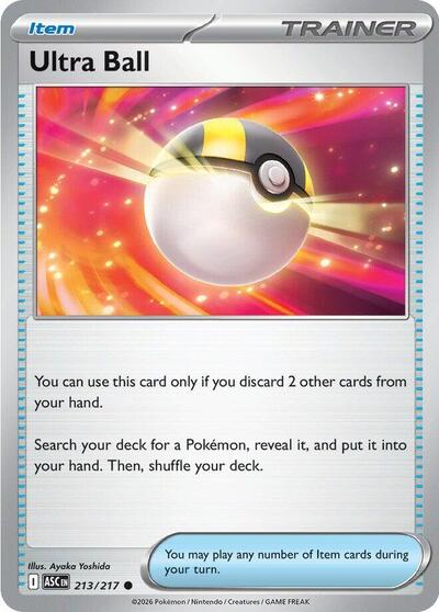 ME: Ascended Heroes - 213/217 Ultra Ball Common