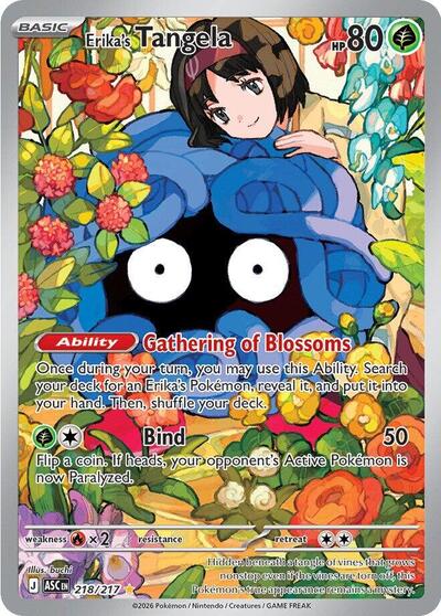 Mega Evolution Ascended Heroes - 218/217 Erika's Tangela Illustration Rare