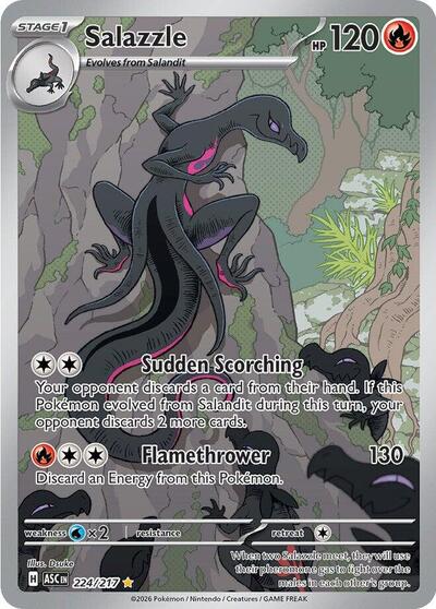 ME: Ascended Heroes - 224/217 Salazzle Illustration Rare