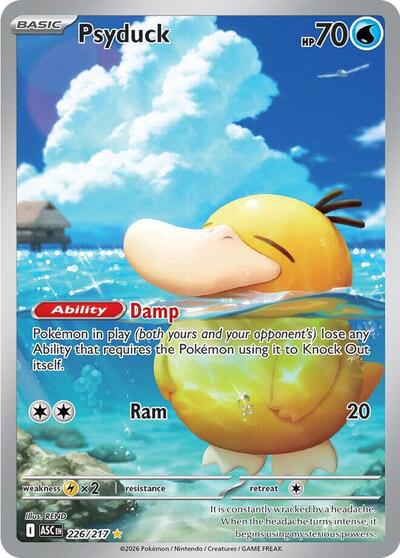 ME: Ascended Heroes - 226/217 Psyduck Illustration Rare