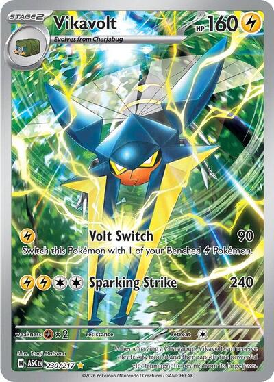 ME: Ascended Heroes - 230/217 Vikavolt Illustration Rare