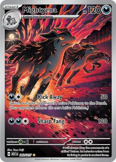 ME: Ascended Heroes - 243/217 Mightyena Illustration Rare