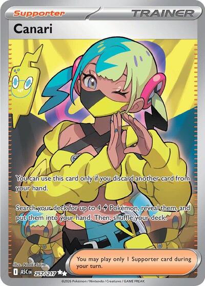 ME: Ascended Heroes - 257/217 Canari Ultra Rare