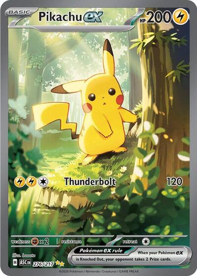 ME: Ascended Heroes - 276/217 Pikachu ex Special Illustration Rare