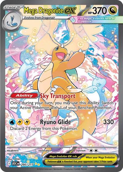 ME: Ascended Heroes - 290/217 Mega Dragonite ex Special Illustration Rare