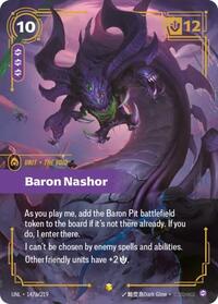 Riftbound- Unleashed - Baron Nashor (Alternate Art) 147a/219 Showcase
