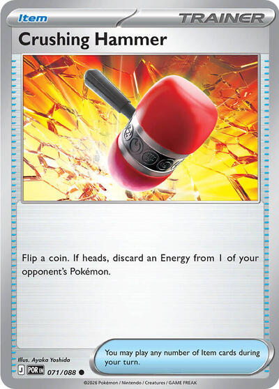 Mega Evolution Perfect Order - 071/088 Crushing Hammer Common