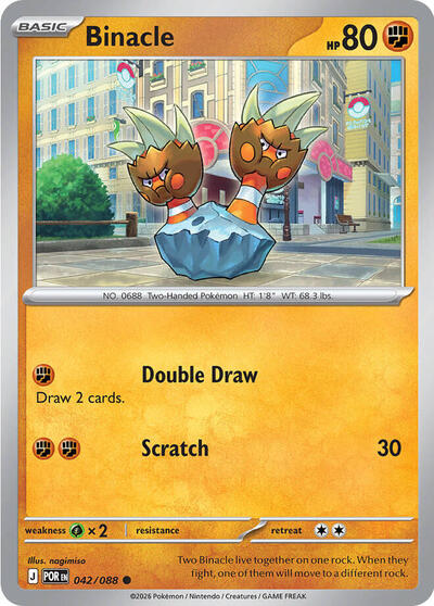 Mega Evolution Perfect Order - 042/088 Binacle Common