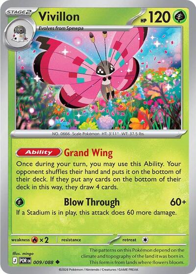 Mega Evolution Perfect Order - 009/088 Vivillon Uncommon