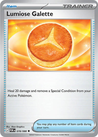 Mega Evolution Perfect Order - 078/088 Lumiose Galette Uncommon