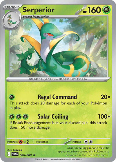 Mega Evolution Perfect Order - 006/088 Serperior Rare