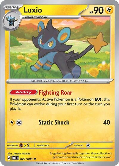 Mega Evolution Perfect Order - 027/088 Luxio Uncommon