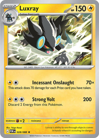 Mega Evolution Perfect Order - 028/088 Luxray Rare