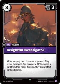 Riftbound - Unleashed - Insightful Investigator 135/219 Uncommon