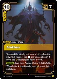 Riftbound- Unleashed - Atakhan 170/219 Rare