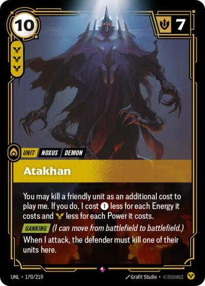 Riftbound- Unleashed - Atakhan 170/219 Rare
