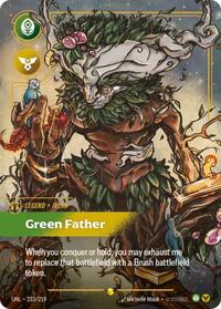 Riftbound- Unleashed - Ivern - Green Father (Overnumbered) 233/219 Showcase
